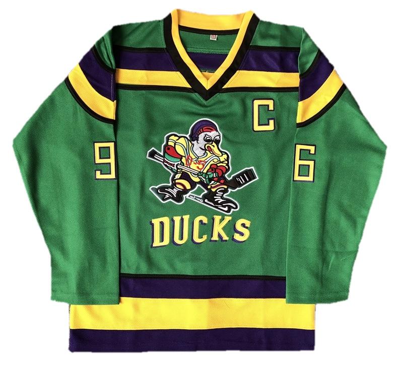 Costume Agent Adult Mighty Ducks Hockey Green Jersey