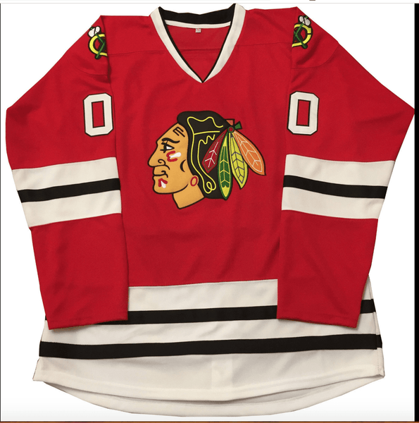 Sports Integrity 19086 Chevy Chase Griswold Christmas Vacation Blackhawks  Reebok Premier Jersey Medium