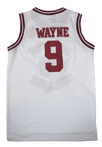 Dwayne Wayne 9 Hillman College Maroon Basketball Jersey with Eagle