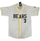 Bad News Bears Jersey Chico's Bail Bonds Baseball White Embroidered