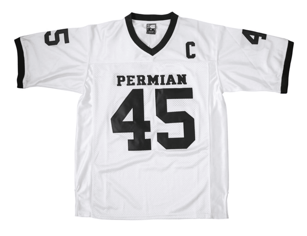 Mens Retro Permian 45 Football Jersey Embroidery American Football