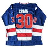 Jim Craig Miracle On Ice Team USA Hockey Jersey