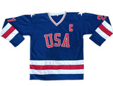 Mike Eruzione Miracle On Ice Team USA Hockey Jersey