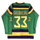 Youth Mighty Ducks Movie Ice Hockey Jersey Green