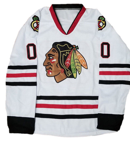 Men's Chicago Blackhawks Clark Griswold Christmas Vacation White Hockey  Jersey