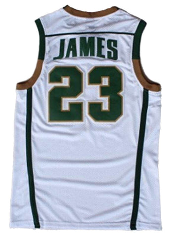 LeBron James Game Used St. Vincent-St. Mary Irish High School Jersey (
