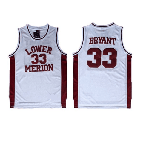 Basketball Jerseys Kobe Bryant #33 Lower Merion High School New Jersey Blue