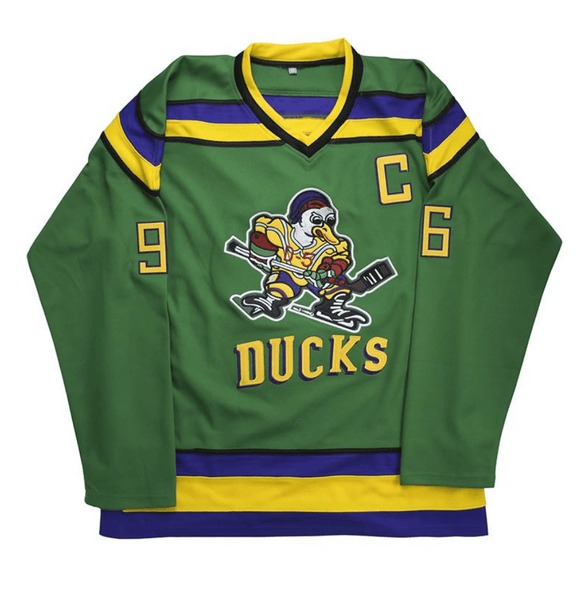 Wholesale Durable china goalie cut custom mighty ducks movie hockey jersey  From m.