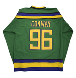 Mighty Ducks Movie Ice Hockey Jersey Green
