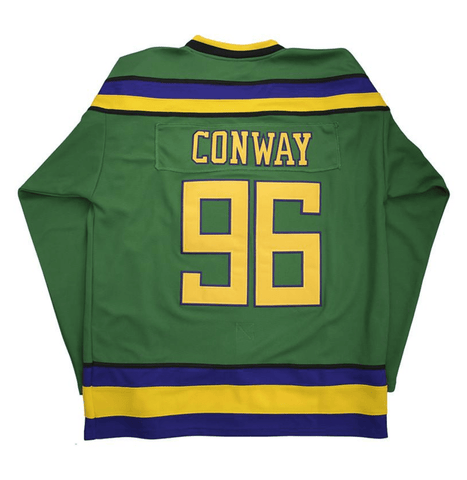 Charlie Conway #96 The Mighty Ducks of Anaheim Ice Hockey Jerseys