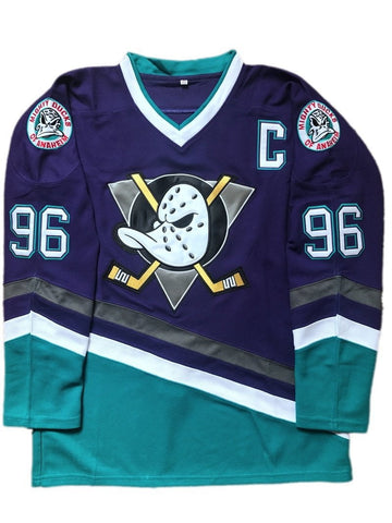 Charlie Conway Team USA D2 Mighty Ducks 2 Hockey Jersey Red Blue