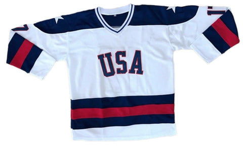 My Party Shirt Jack O'Callahan #17 Team USA White Hockey Jersey