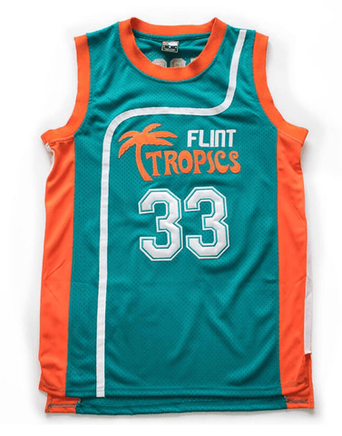 Jackie Moon 33 Flint Tropics White Basketball Shorts