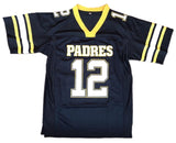 Tom Brady Padres High School Football Jersey