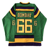 Youth Mighty Ducks Movie Ice Hockey Jersey Green