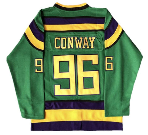 Buy Custom Parent Child Mighty Ducks Hockey Jersey Green Any